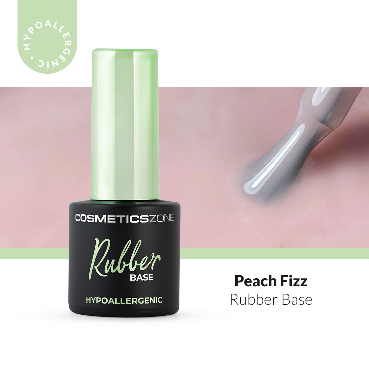 Hypoalergénna Rubber báza - Broskyňová - Peach Fizz 7ml