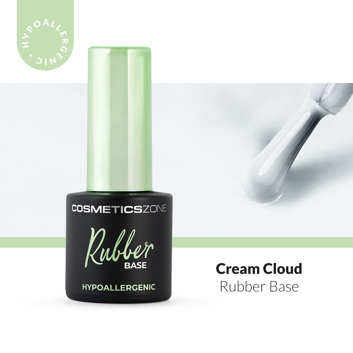 Hypoalergénna Rubber báza - Mliečna - Cream Cloud 7ml