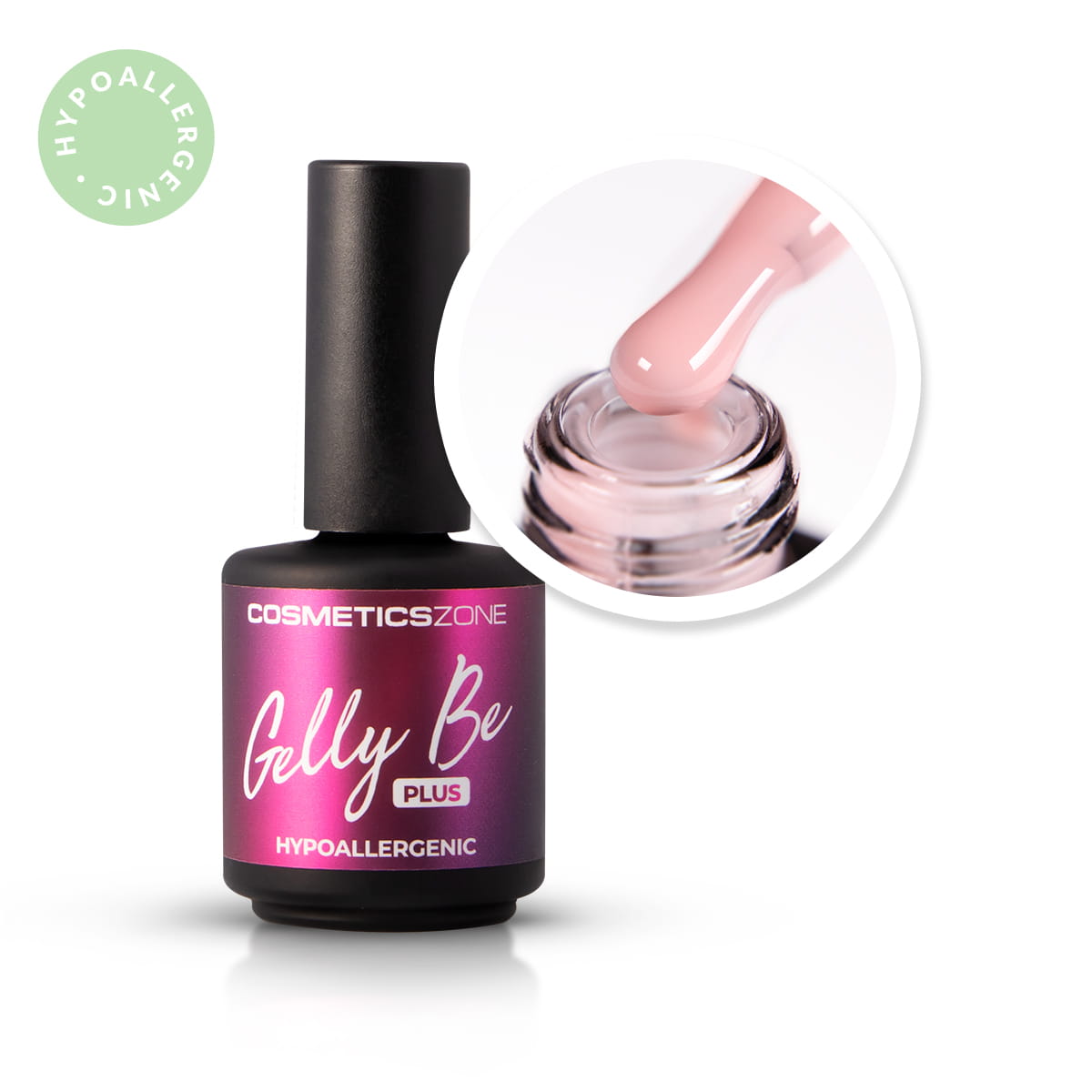 Hypoalergénna báza - Gelly BE Plus - Korálová - Coral Haze 15ml
