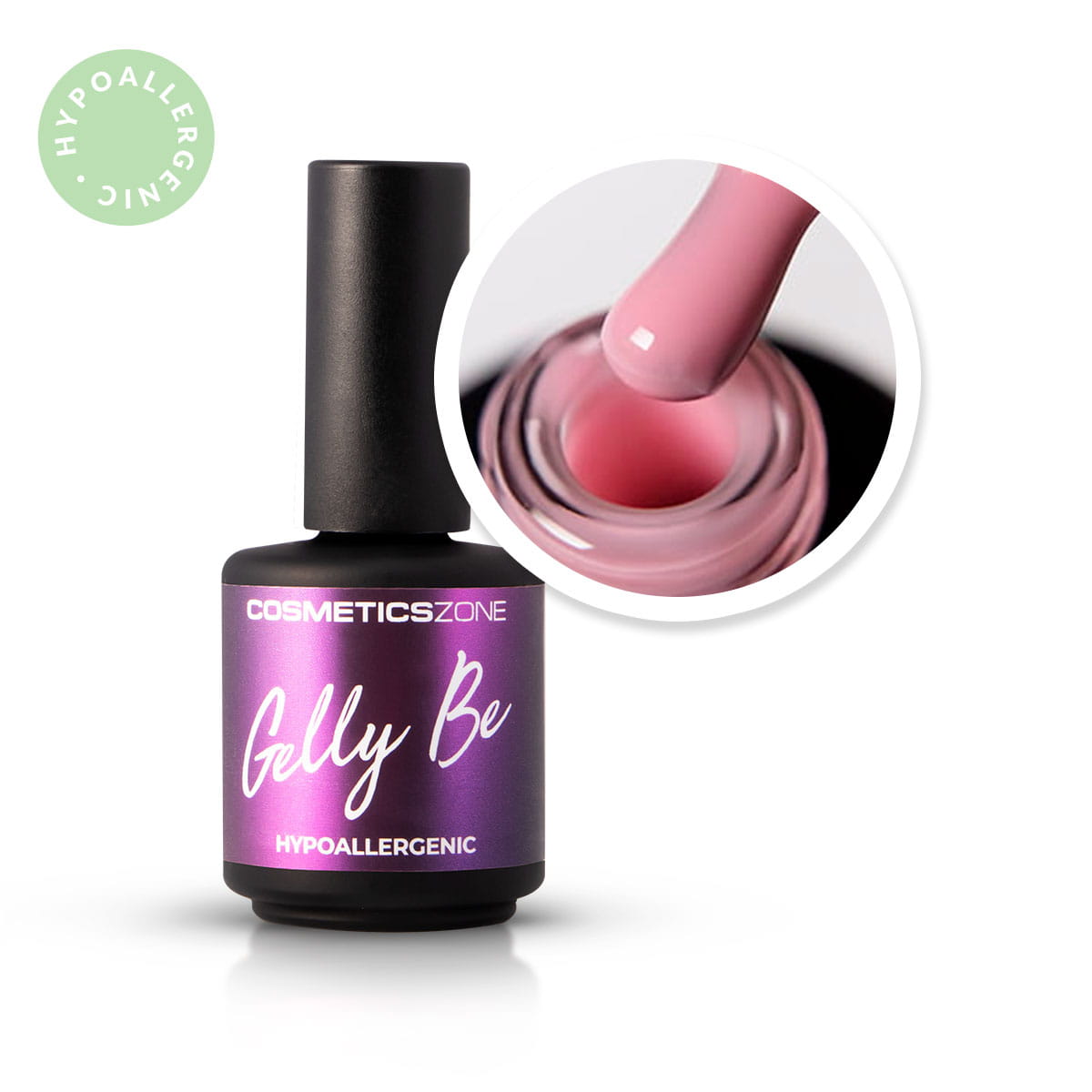 Hypoalergénna báza - Gelly BE - Ružová - Morning Peony 15ml