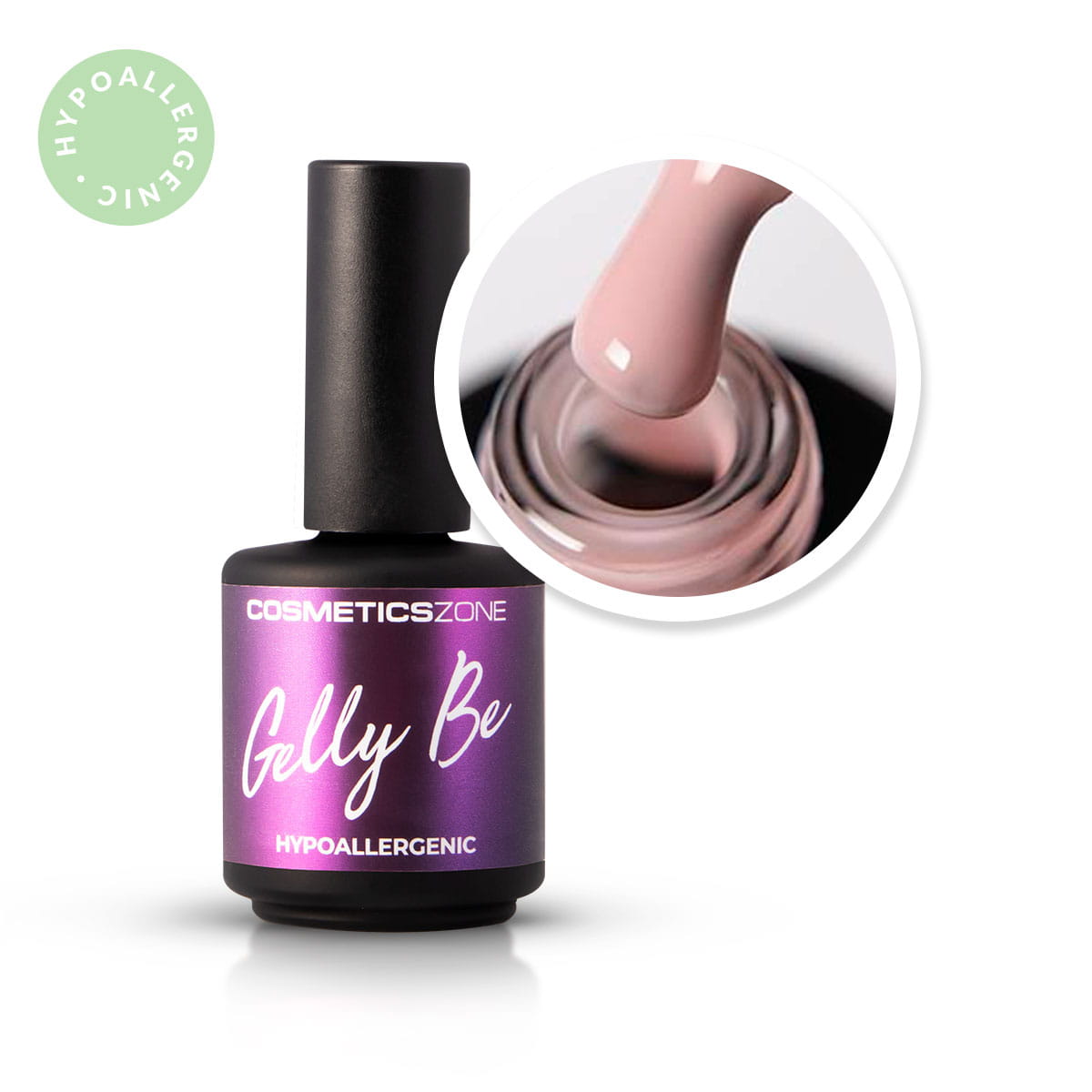 Hypoalergénna báza - Gelly BE - Broskyňa - Peach Nectar 15ml