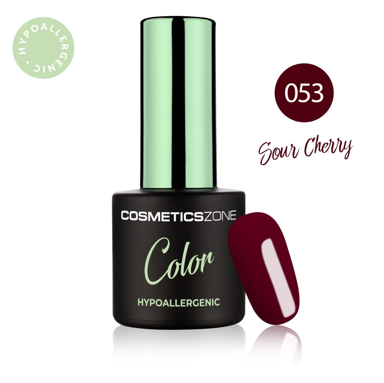 Hypoalergénny hybridný gellak - Červený - Sour Cherry