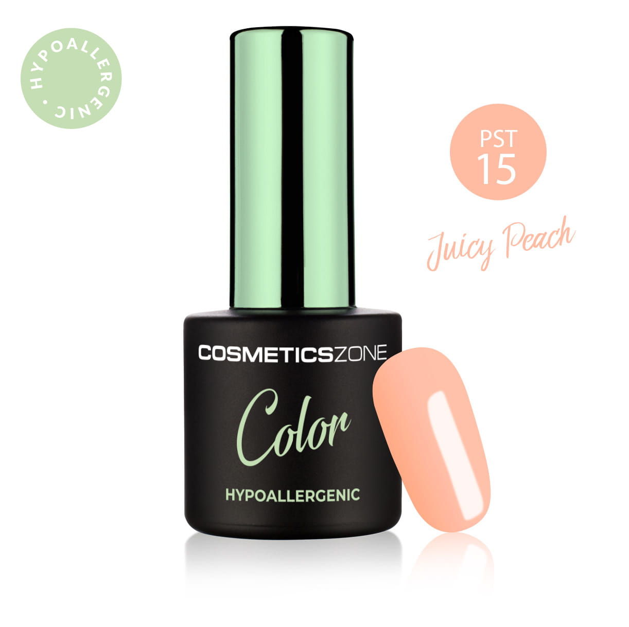 Hypoalergénny hybridný gellak - Broskyňový - Juicy Peach  