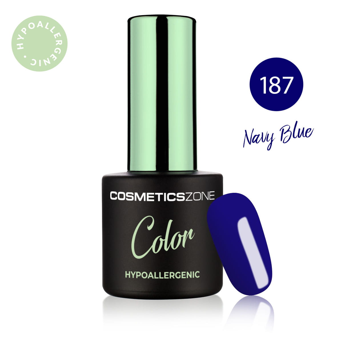 Hypoalergénny hybridný gellak - Modrý - Navy Blue