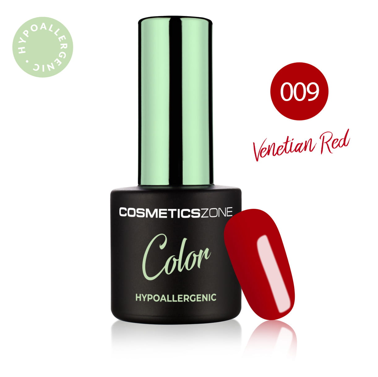Hypoalergénny hybridný gellak - Červený - Venetian Red