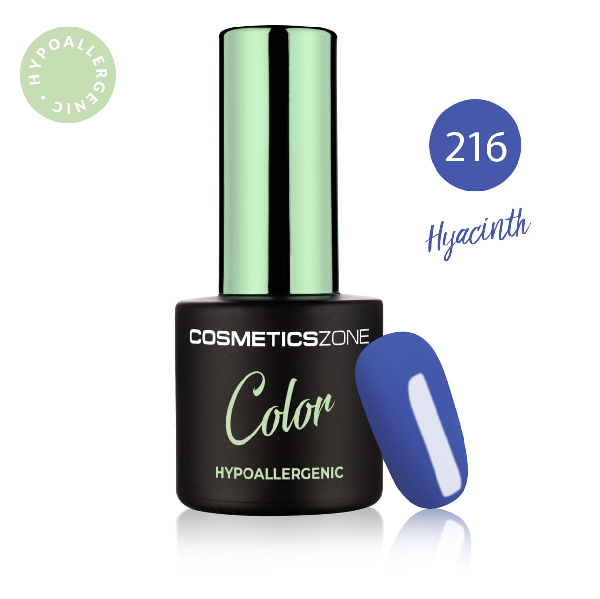 Hypoalergénny hybridný gellak -  Modrý - Hyacinth