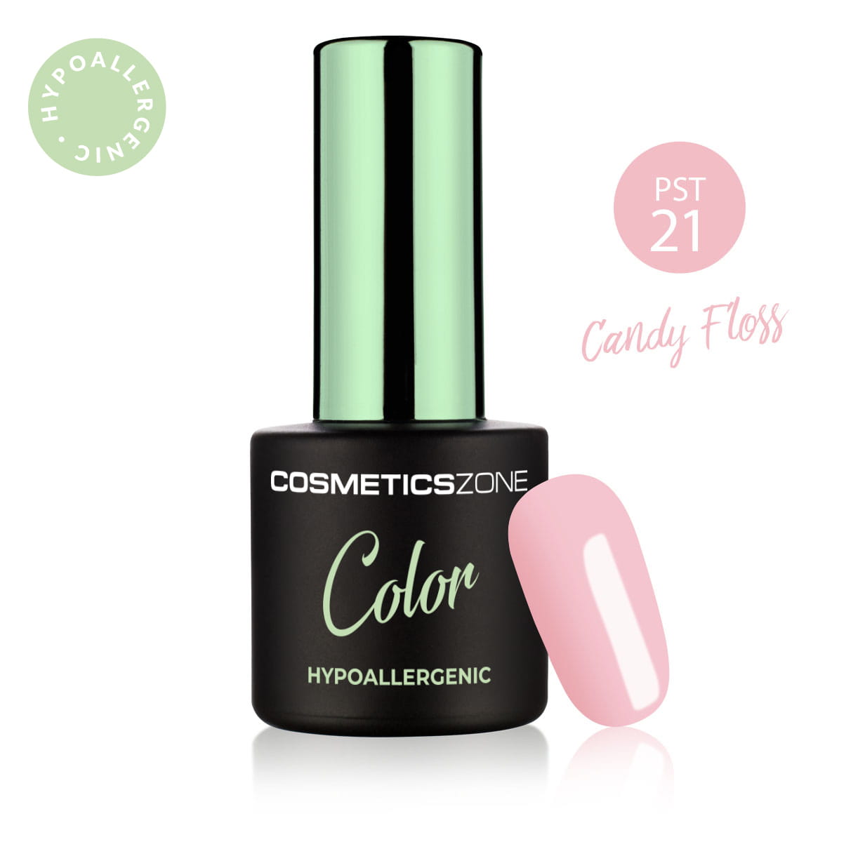 Hypoalergénny hybridný gellak - Ružový - Candy Floss